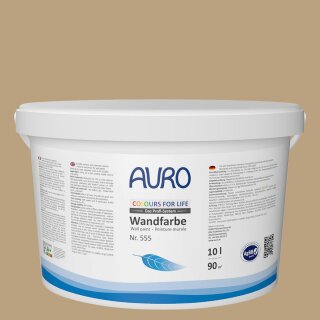 Auro Wandfarbe 555 - Colours for life - olive green 10