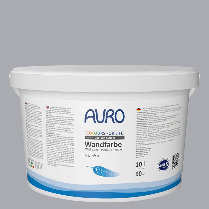 Auro Wandfarbe 555 - Colours for life - plum grey 15