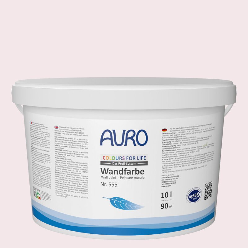 Auro Wandfarbe 555 - Colours for life - powder lilac 25