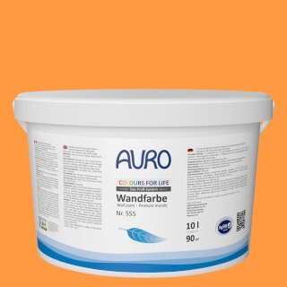 Auro Wandfarbe 555 - Colours for life - pure papaya