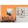 Auro Wandfarbe 555 - Colours for life - pure papaya