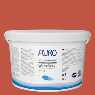 Auro Wandfarbe 555 - Colours for life - rocky mountain red 05