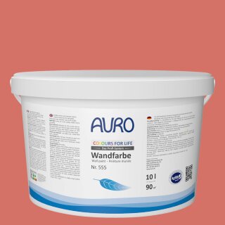Auro Wandfarbe 555 - Colours for life - rocky mountain red 10
