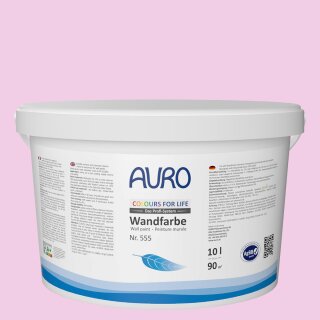 Auro Wandfarbe 555 - Colours for life - rose shade 10