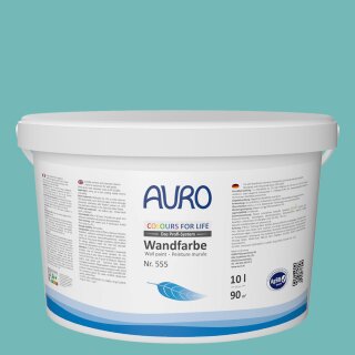 Auro Wandfarbe 555 - Colours for life - shimmering sea 05