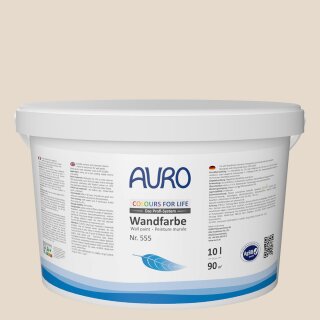 Auro Wandfarbe 555 - Colours for life - soft cashew