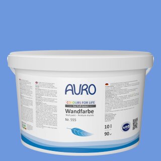 Auro Wandfarbe 555 - Colours for life - sparkling blue 05