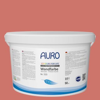 Auro Wandfarbe 555 - Colours for life - terra cotta tone 10