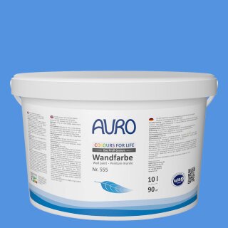 Auro Wandfarbe 555 - Colours for life - true blue 05