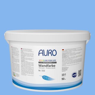 Auro Wandfarbe 555 - Colours for life - true blue 10