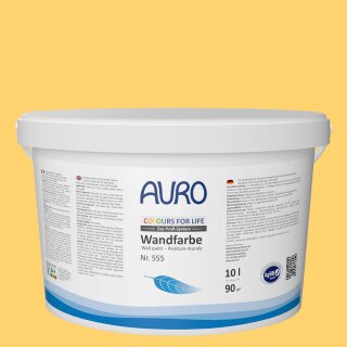 Auro Wandfarbe 555 - Colours for life - wild mustard 10