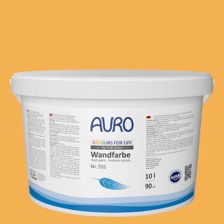 Auro Wandfarbe 555 - Colours for life - yellow gold 05