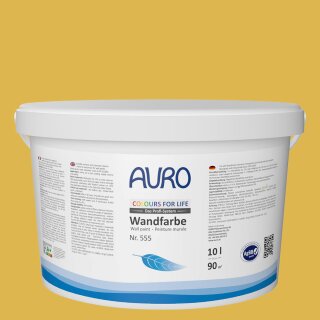 Auro Wandfarbe 555 - Colours for life - yellow kelp 05