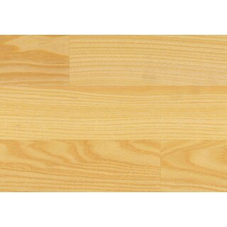 Ziro Holzloc Holz-Fertigparkett, 3-Stab Schiffsboden Esche natur geölt 2200 x 192 x 14 mm - 2,534 qm