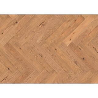 Ziro Fischgrätparkett, Eiche Aguilar, gebürstet, natur geölt 725 x 130 x 14 mm - 0,66 qm