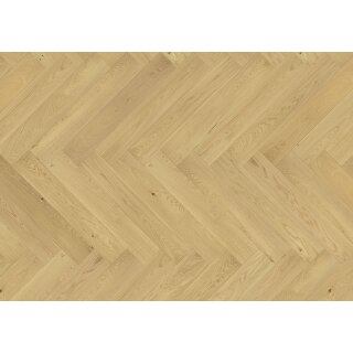 Ziro Fischgrätparkett, Eiche Clagny gebürstet, natur geölt 725 x 130 x 14 mm - 0,66 qm