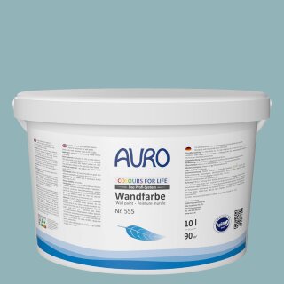Auro Wandfarbe 555 - Colours for life - 837 arctic mint 2,5 liter