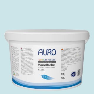Auro Wandfarbe 555 - Colours for life - blue blossom 25 1 Liter