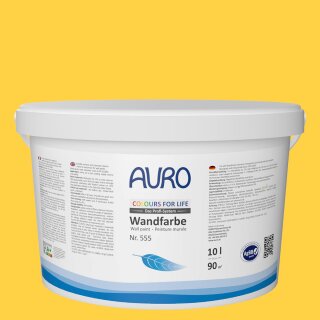 Auro Wandfarbe 555 - Colours for life - golden honey 2,5 liter