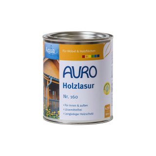 Auro Holzlasur Aqua 160-37 Mahagoni 0,75 Liter