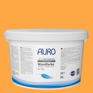 Auro Profi-Lehmfarbe 535 - Colours for life - bitter orange 05