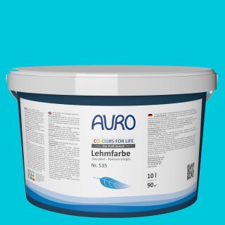 Auro Profi-Lehmfarbe 535 - Colours for life - blue breeze 05