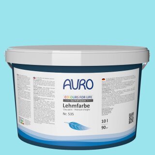 Auro Profi-Lehmfarbe 535 - Colours for life - blue breeze 15
