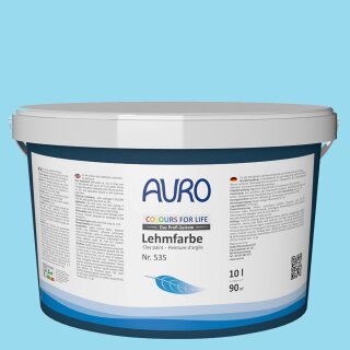 Auro Profi-Lehmfarbe 535 - Colours for life - blue lagoon 15