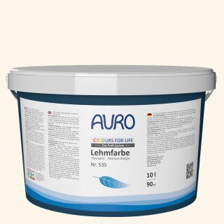 Auro Profi-Lehmfarbe 535 - Colours for life - bright almond
