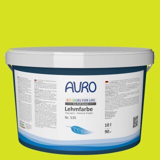 Auro Profi-Lehmfarbe 535 - Colours for life - bright green