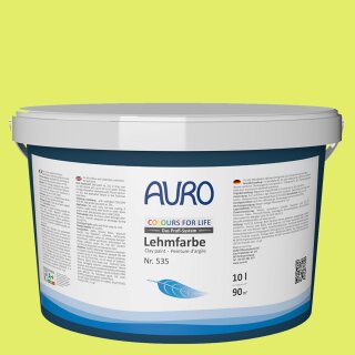 Auro Profi-Lehmfarbe 535 - Colours for life - bright green 10