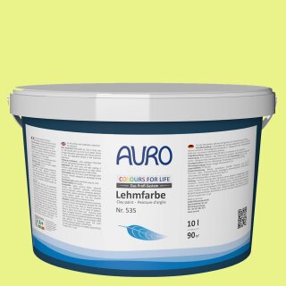 Auro Profi-Lehmfarbe 535 - Colours for life - bright green 15