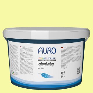Auro Profi-Lehmfarbe 535 - Colours for life - brilliant yellow 20