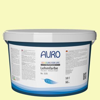Auro Profi-Lehmfarbe 535 - Colours for life - brilliant yellow 25