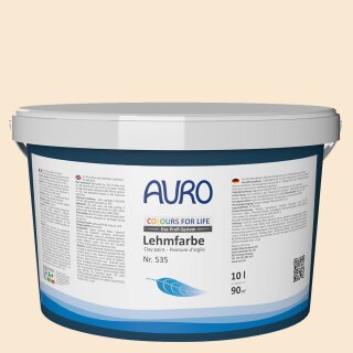 Auro Profi-Lehmfarbe 535 - Colours for life - buttercake