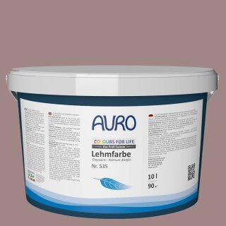 Auro Profi-Lehmfarbe 535 - Colours for life - cacao brown 10