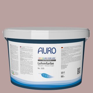 Auro Profi-Lehmfarbe 535 - Colours for life - cacao brown 15