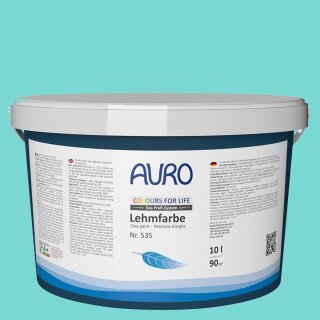 Auro Profi-Lehmfarbe 535 - Colours for life - caribbean sea 10