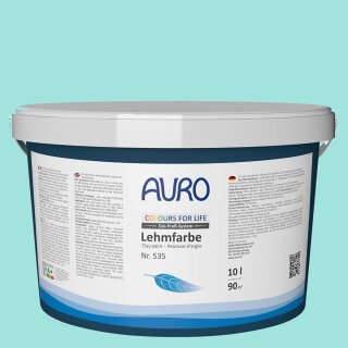 Auro Profi-Lehmfarbe 535 - Colours for life - caribbean sea 15