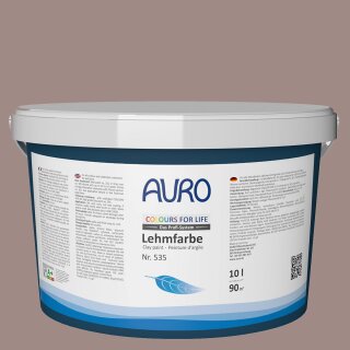 Auro Profi-Lehmfarbe 535 - Colours for life - chocolat range 10