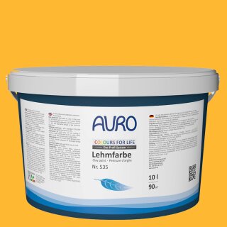 Auro Profi-Lehmfarbe 535 - Colours for life - dahlia yellow