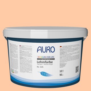 Auro Profi-Lehmfarbe 535 - Colours for life - dark mandarine 20