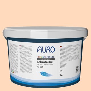 Auro Profi-Lehmfarbe 535 - Colours for life - dark mandarine 25