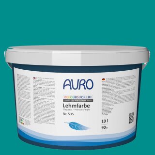 Auro Profi-Lehmfarbe 535 - Colours for life - deep aqua