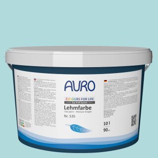 Auro Profi-Lehmfarbe 535 - Colours for life - deep aqua 20