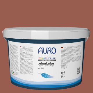 Auro Profi-Lehmfarbe 535 - Colours for life - deep hazelnut 05