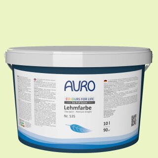 Auro Profi-Lehmfarbe 535 - Colours for life - frog green 25