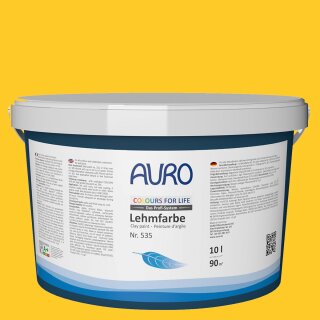 Auro Profi-Lehmfarbe 535 - Colours for life - golden honey
