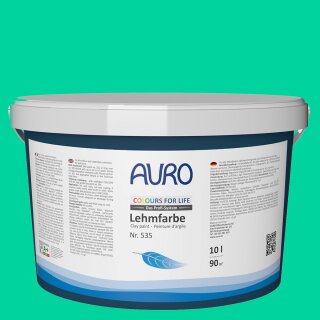 Auro Profi-Lehmfarbe 535 - Colours for life - green lizard 05