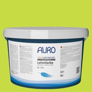Auro Profi-Lehmfarbe 535 - Colours for life - green yellow 05